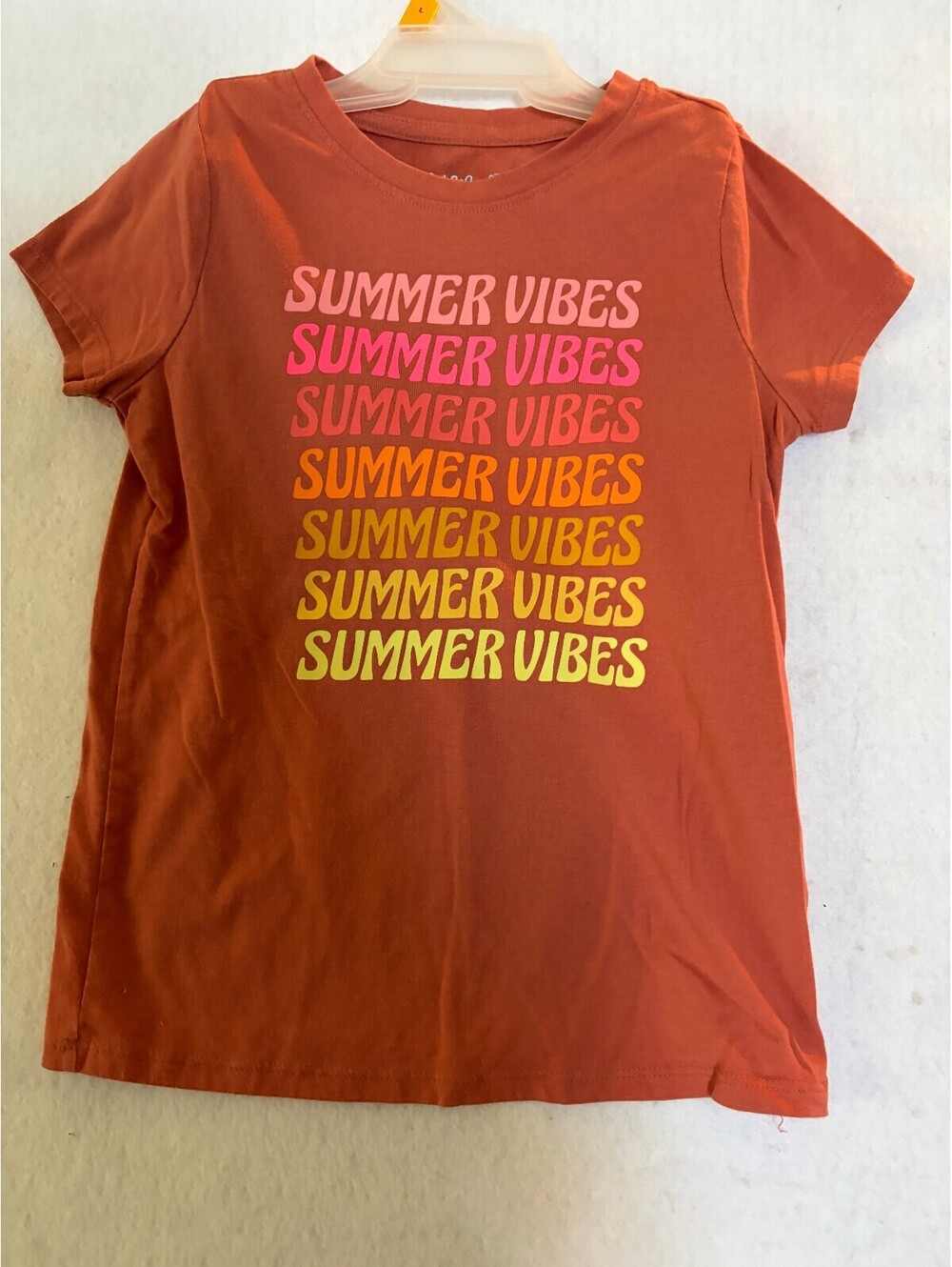 Cat & Jack Kids Summer Vibes Graphic T-Shirt, Size 6